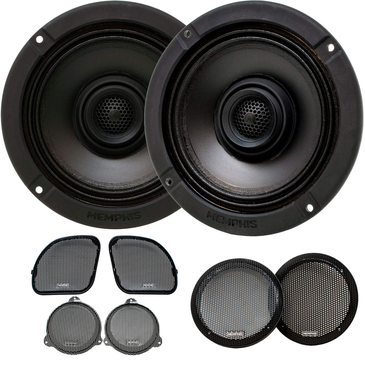 Memphis MXAHDPRO4 4-Speaker 6.5" Harley Audio Kit