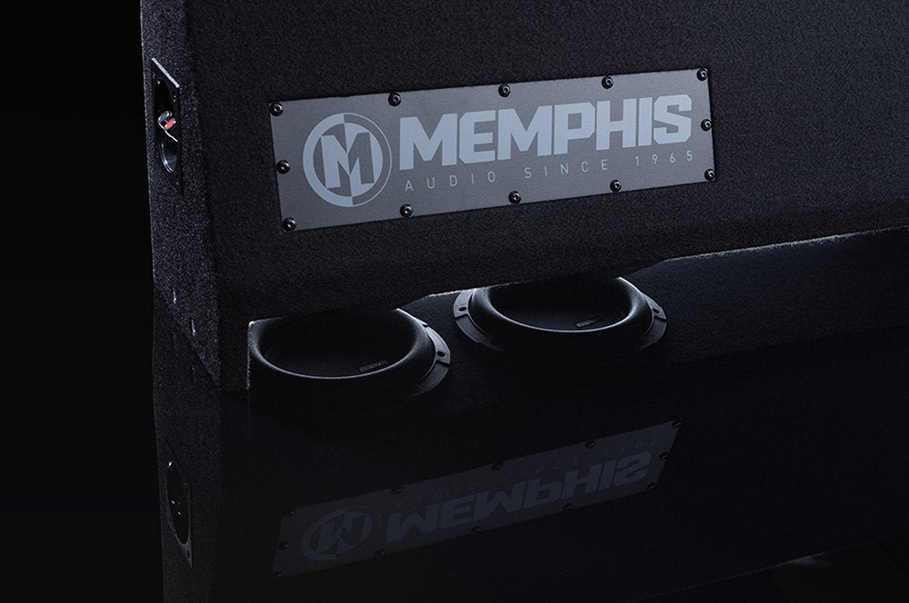 MEMPHIS MJME6D1TV2 Dual 6.5" 1-Ohm Loaded Truck Enclosure