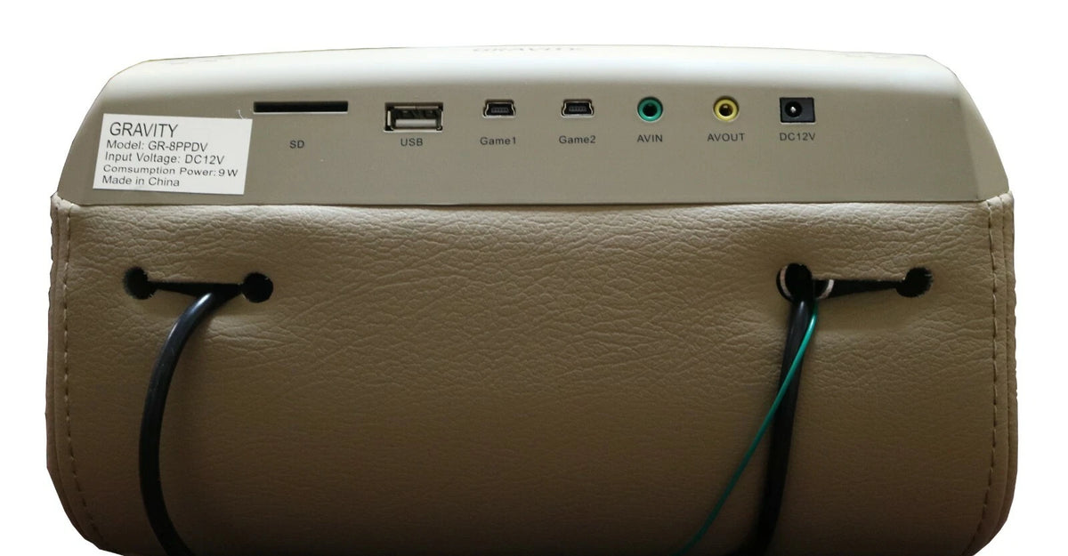Gravity GR-8PPDV 8" Headrest Monitor with DVD Player