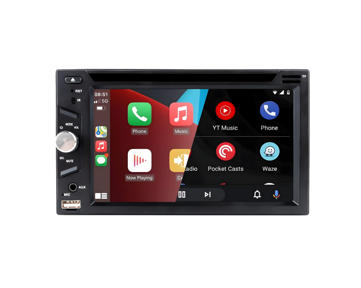 STX Audio STX-D65CP 6.5" Double DIN CarPlay DVD Receiver