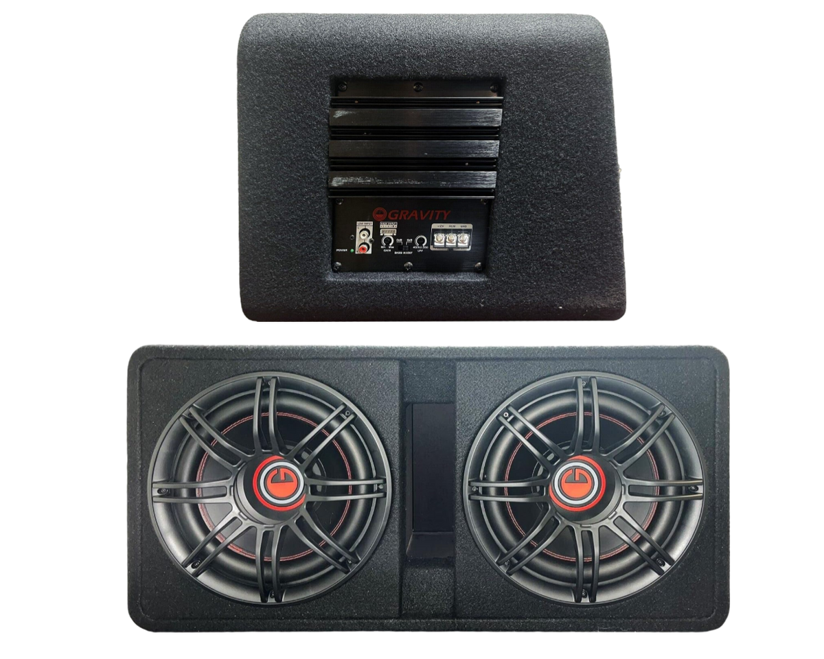 Gravity G12BD2 Dual 12" Ported Loaded Subwoofer Enclosure