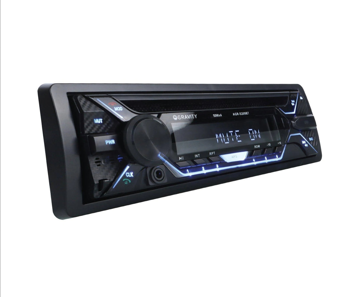 Gravity AGR-S209BT Single-DIN Bluetooth CD Receiver