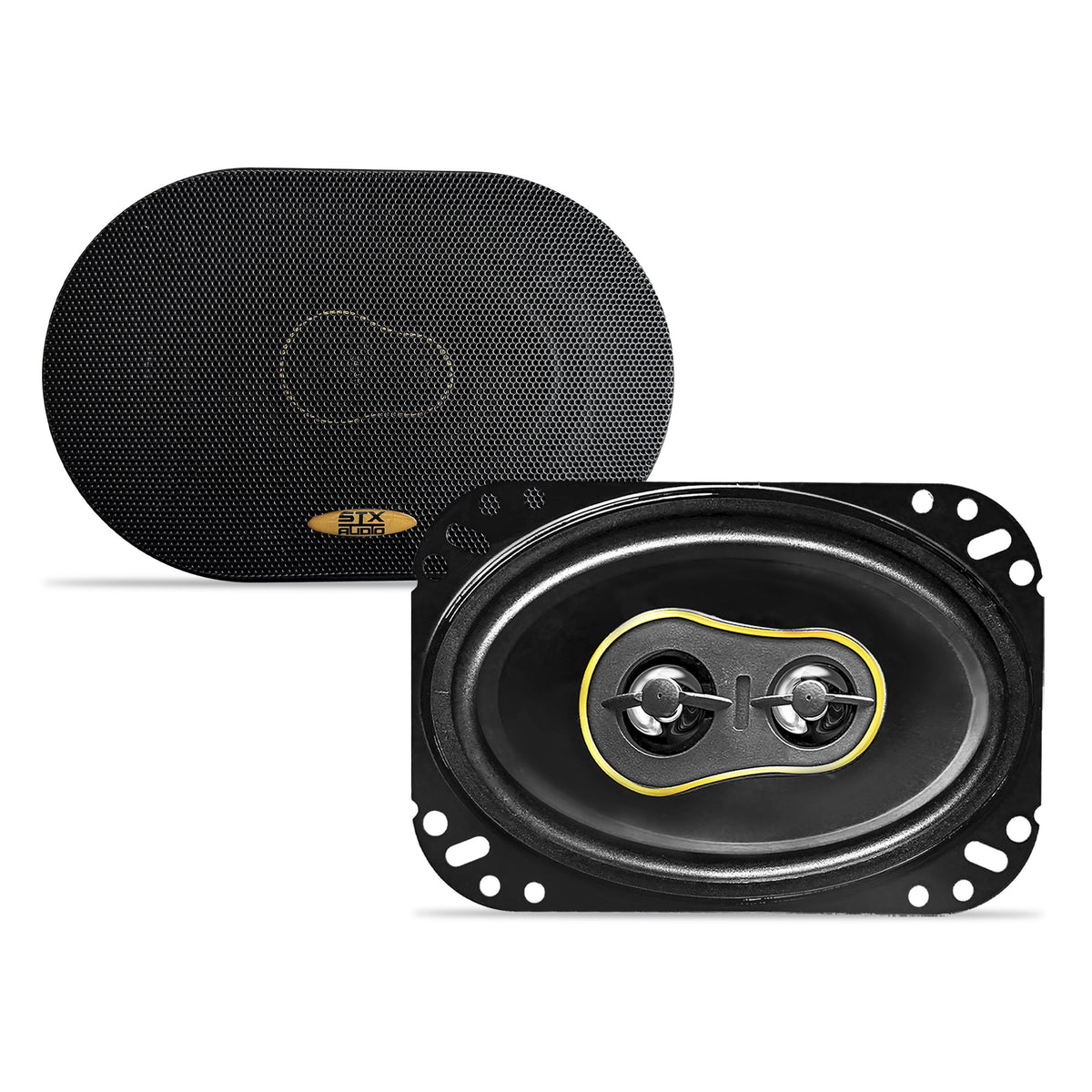 STX Audio SX462 4x6" 2-Way Coaxial Car Speakers