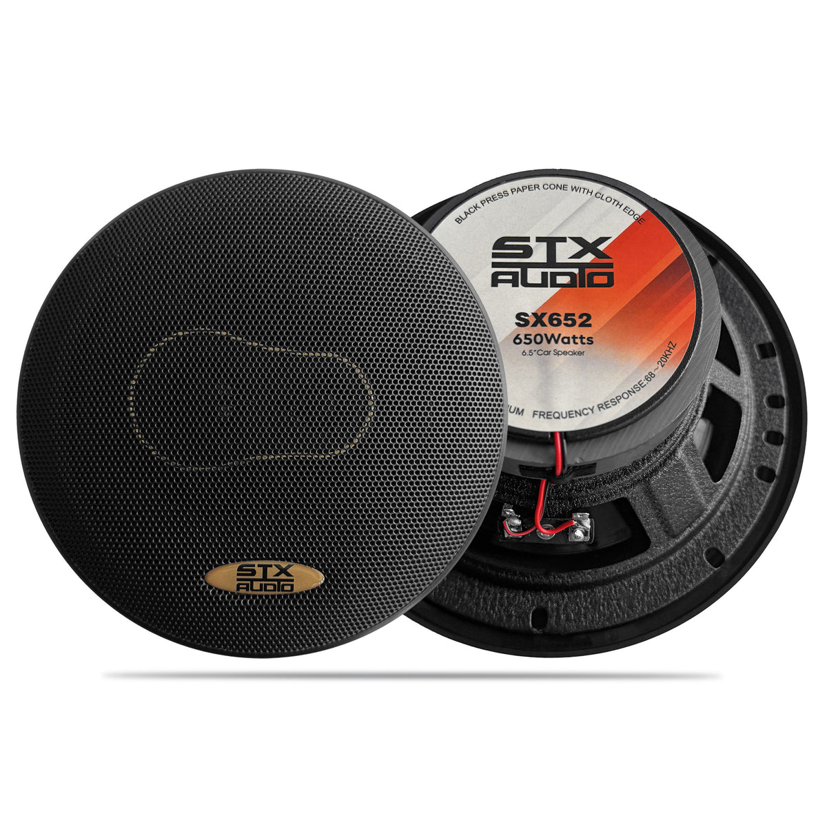 STX Audio SX652 6.5" 2-Way Coaxial Car Speakers