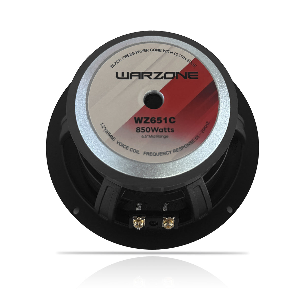 Warzone WZ-651C 6.5" 2-Way Component Speaker System