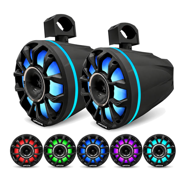 Warzone WZ-8MTB 8" Marine Tower Speakers